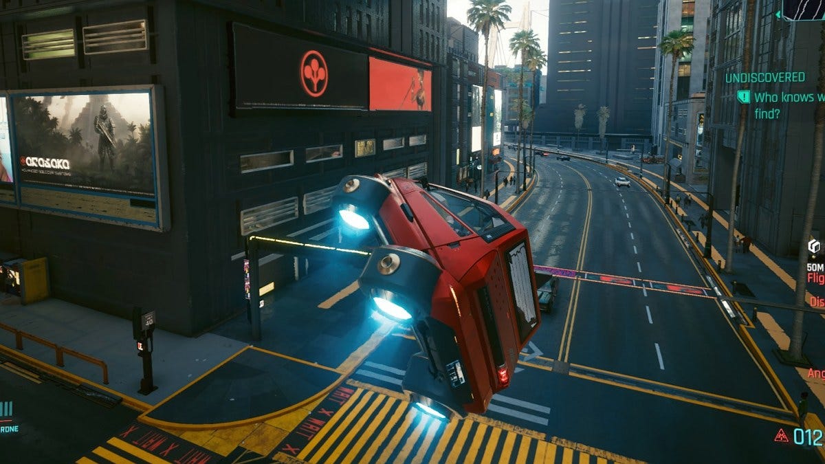 Let There Be Flight Cyberpunk 2077