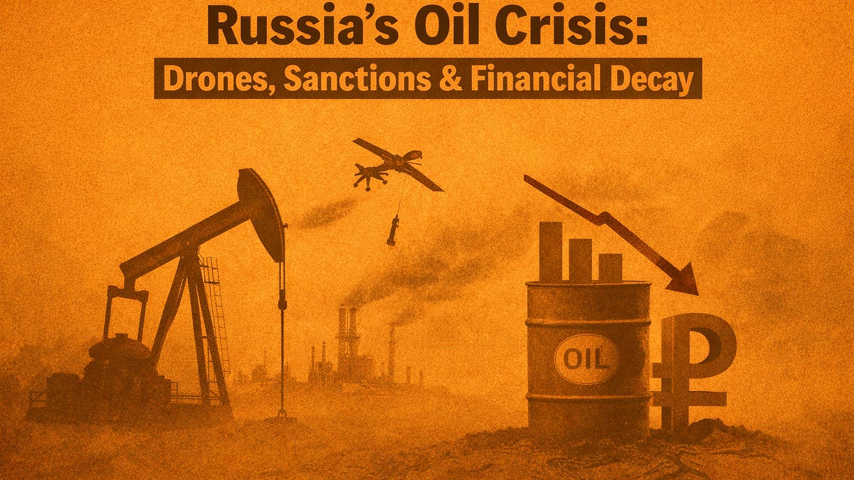Financial Decay Russia’s Oil Crisis: Drones, Sanctions & Financial Decay