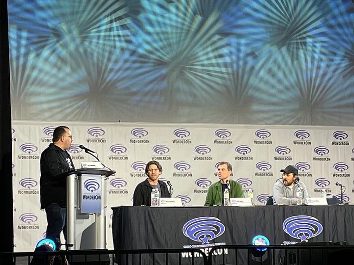 (L) Panel for "Fired on Mars" (R) Nate Sherman and Nick Vokey