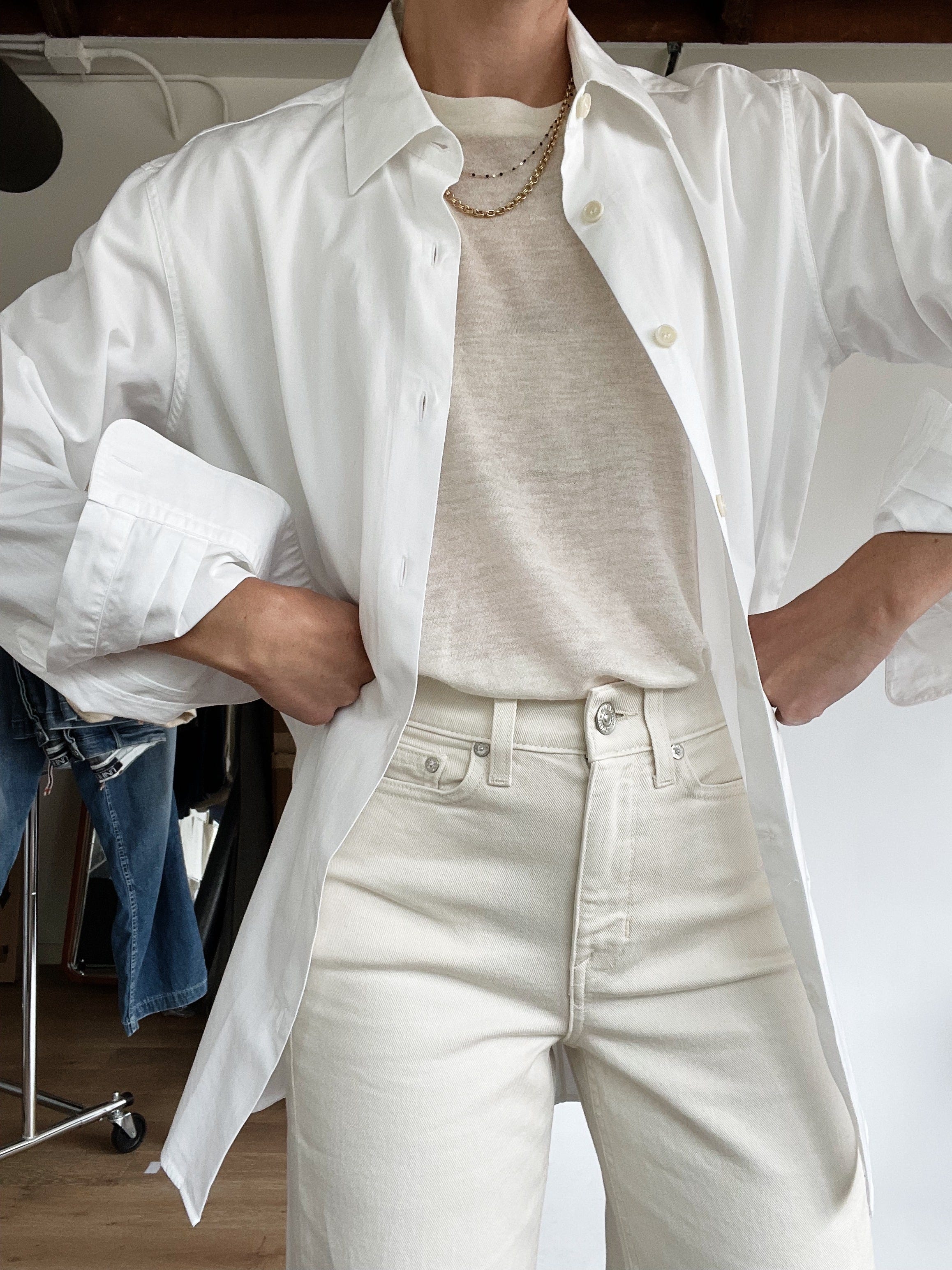 ★GLOWNY★ THE JANE JEANS (WHITE) GLOWNY The Jane Jeans - White | International Store