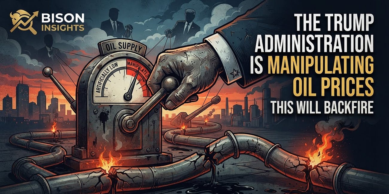 The Trump Administration is Manipulating Oil Prices - This Will Backfire