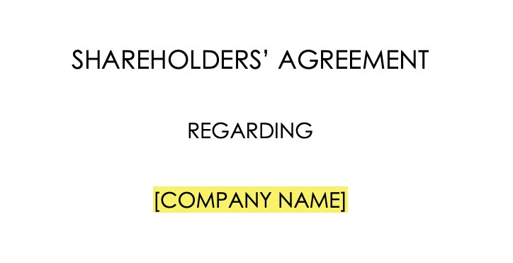 Shareholders' Agreement Shareholders' Agreement