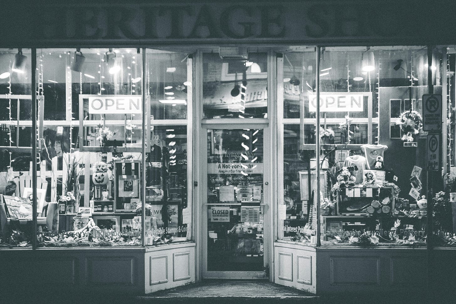 junk shop storefront black and white junk shop storefront black and white