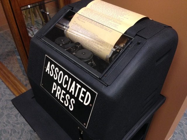 Teletype Machine Bells Which News App Is Best? - Mark McGee’s Newsletter