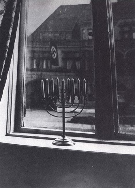Hanukkah Menorah from the Home of Rabbi Akiva &amp; Rachel Posner in Kiel,  Germany