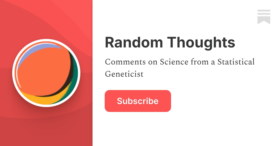 Random Thoughts | Nick Patterson | Substack