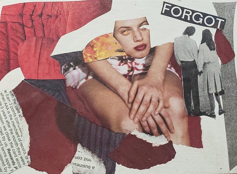 Mixed media collages & drawings, 2021-2024