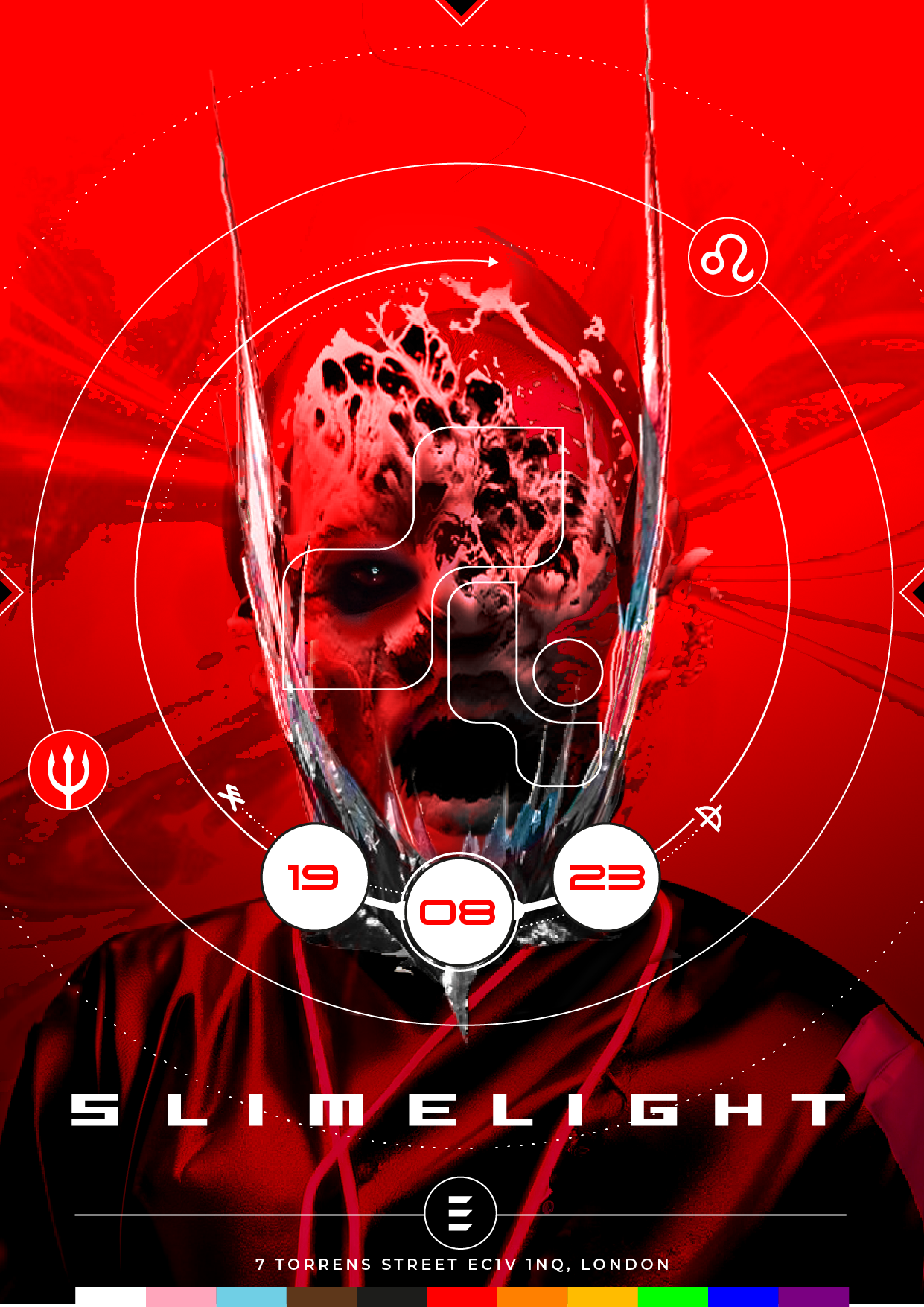 Slimelight - Summertime Darkness - Flyer front