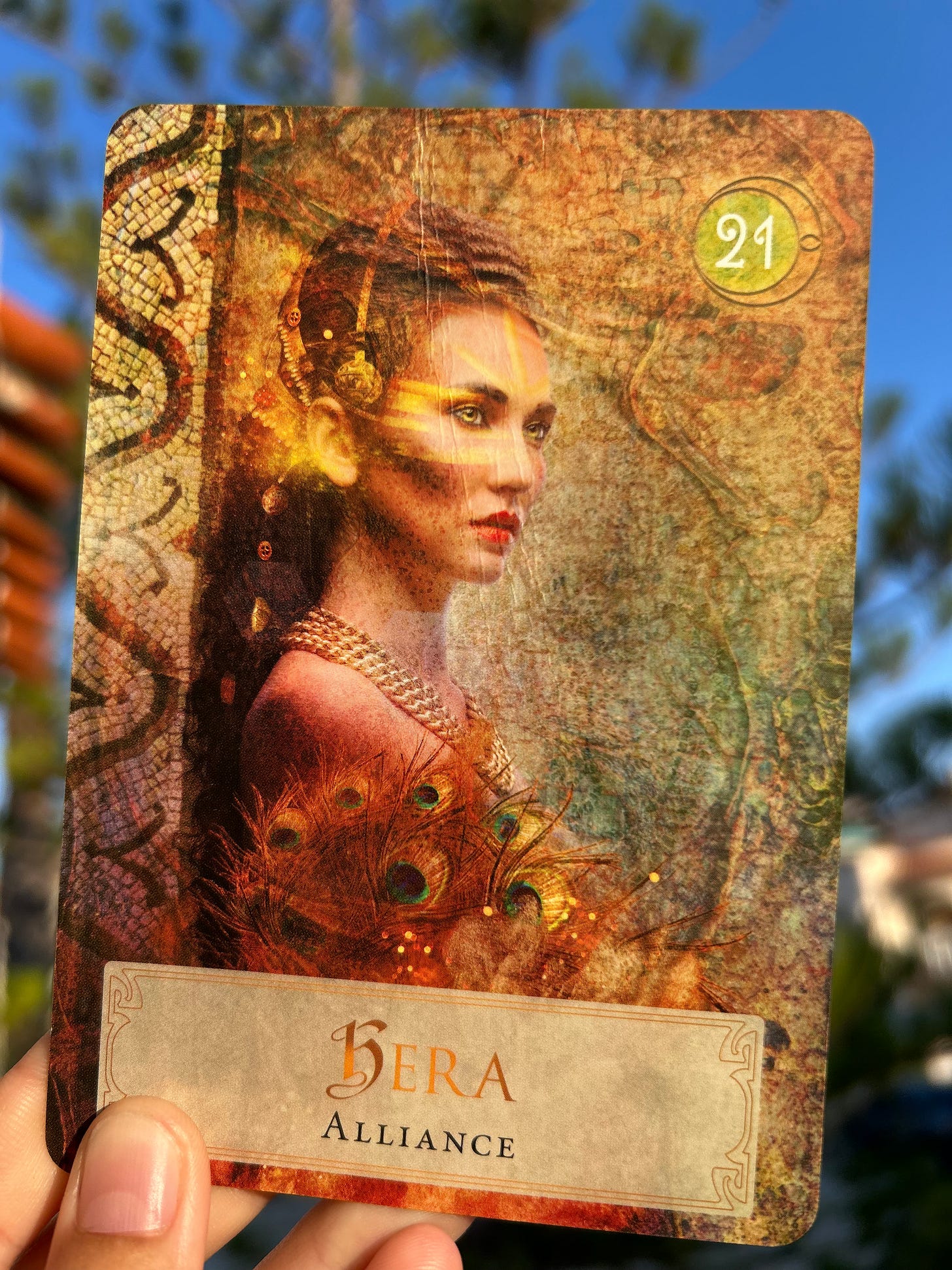 21 Hera Alliance Goddess Power Oracle Card