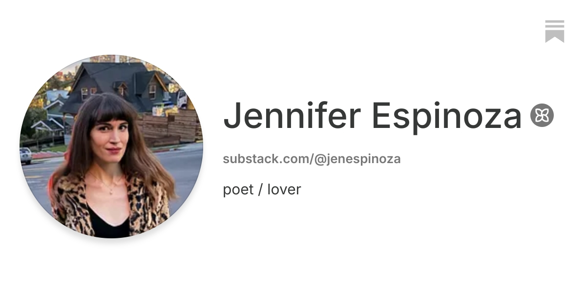 Jennifer Espinoza | Substack