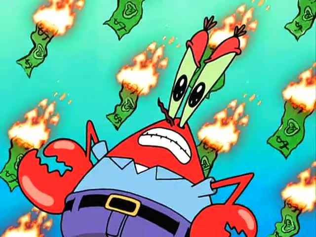 Pissed off Mr Krabs Blank Template - Imgflip