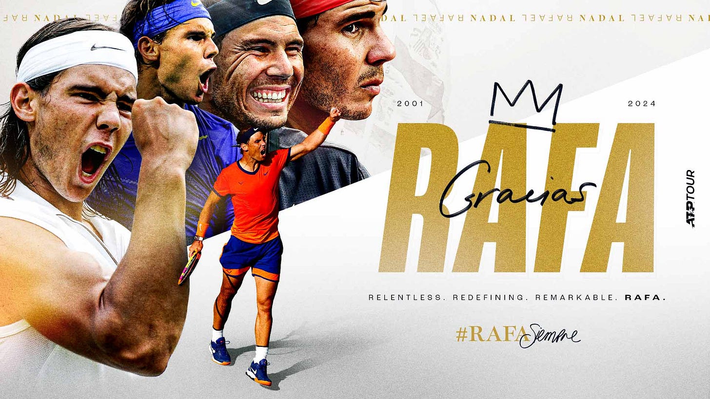 Rafael Nadal announces retirement at end of 2024 season | ATP Tour | Tennis