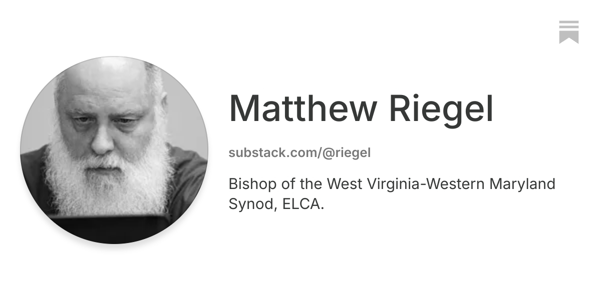 Matthew Riegel | Substack