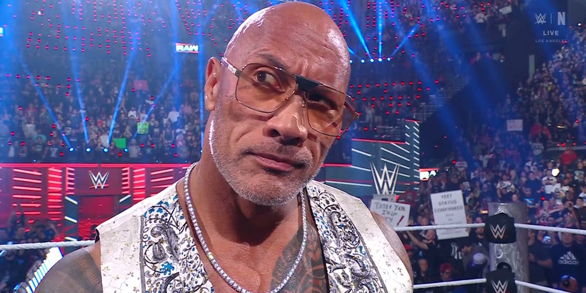 In mere minutes, The Rock ruined a year's worth of storylines