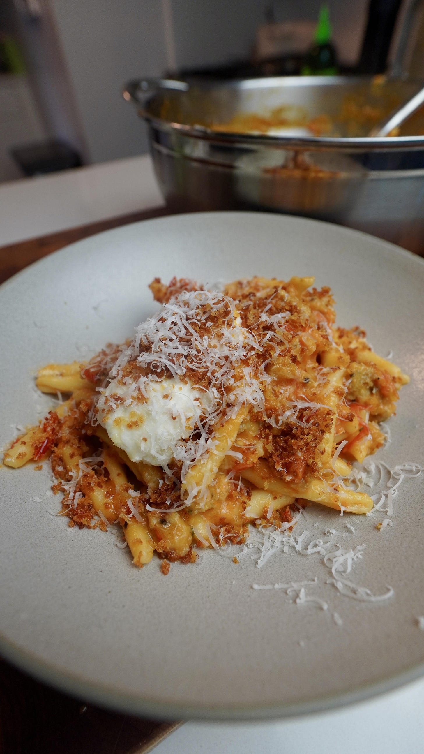 Summer Tomato Sausage Cavatelli 