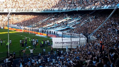 Snapshots of a soccer weekend in Argentina