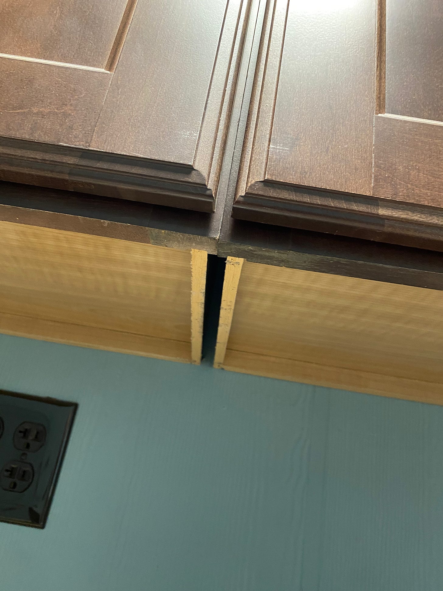 Existing cabinets