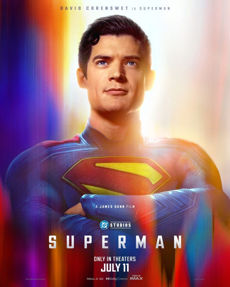 Superman' Movie Posters: David Corenswet, Edi Gathegi & Nathan Fillion