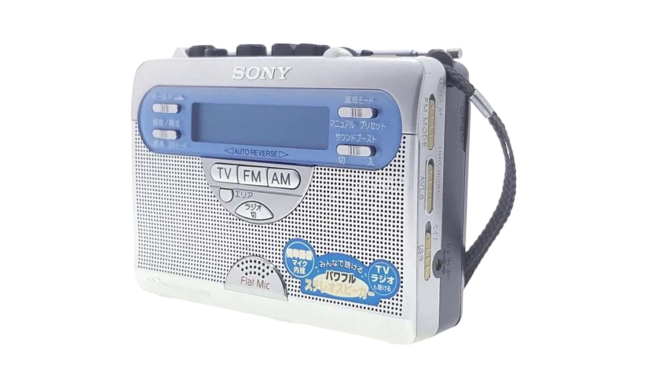 SONY RADIO CASSETTE PLAYER 未検査 SONY cassette player radio cassette player operation
