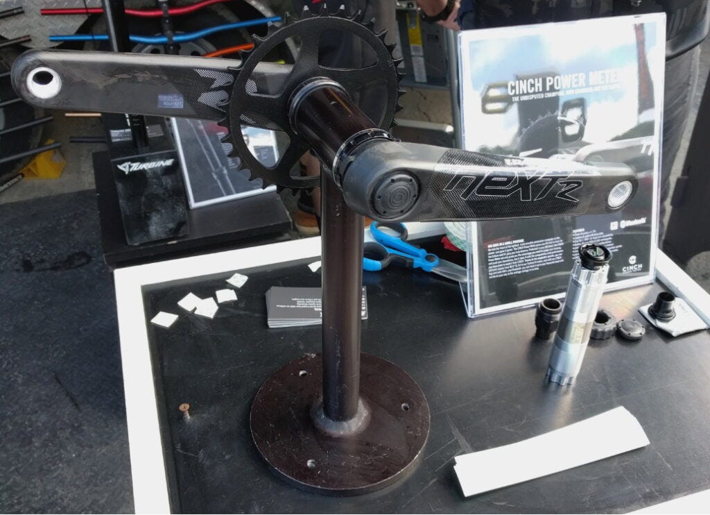 Power meter launch at big brands booth
