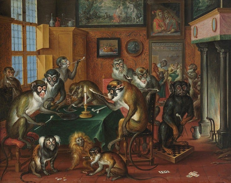 Smoking Room, painting, 17th century | Die Welt der Habsburger