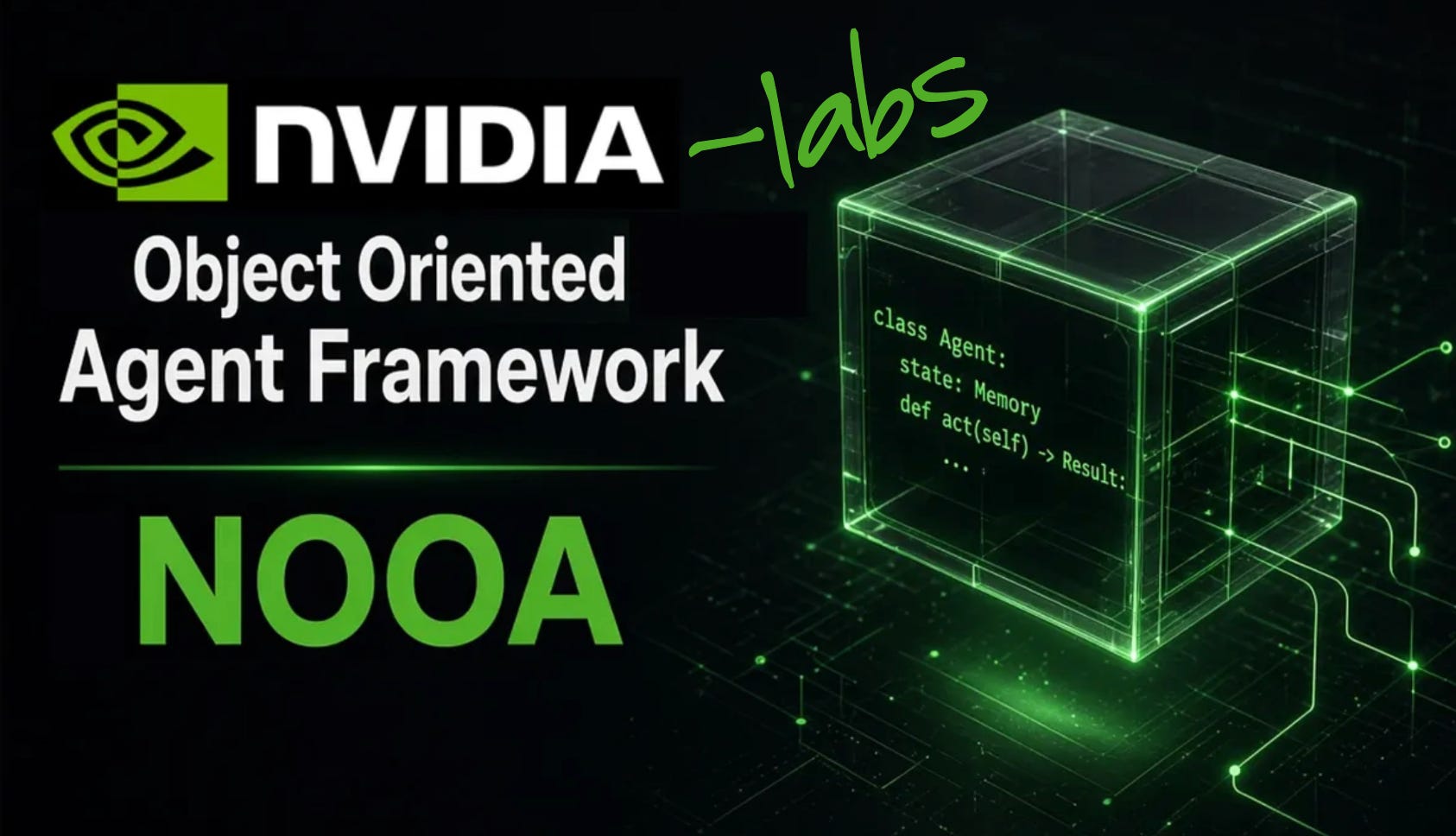 NVIDIA-labs Object Oriented Agent Framework (NOOA)