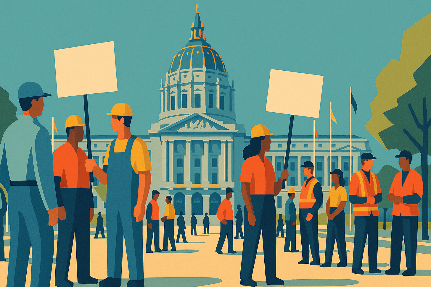 SF may see first city strikes in 50 years SF may see first city strikes in 50 years