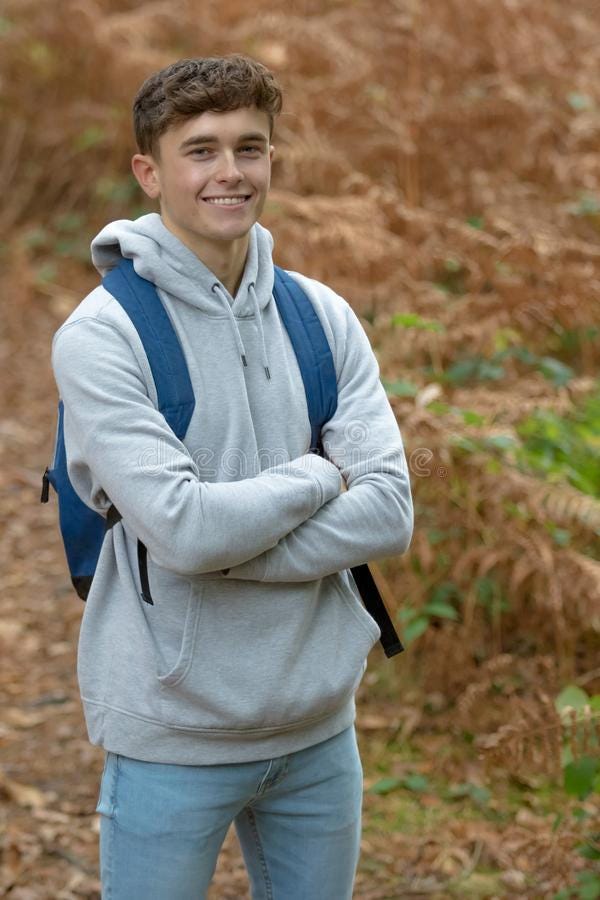 18 Year Old Teenage Boy Outside Stock Photo - Image of natural, nature:  106866610