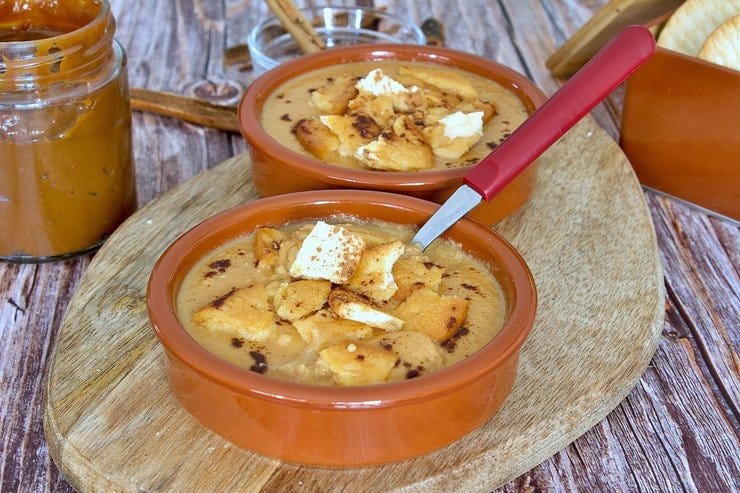 Natillas + dulce de leche = todo muy bien