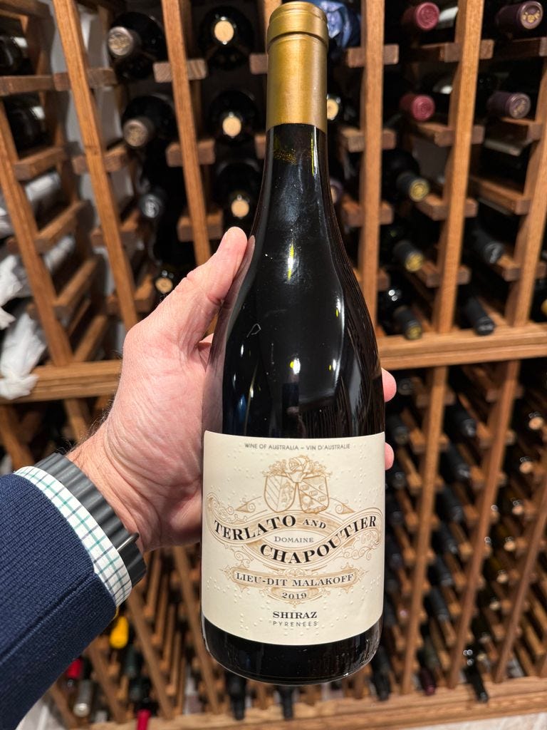 2019 Domaine Terlato & Chapoutier Shiraz Lieu dit Malakoff - CellarTracker