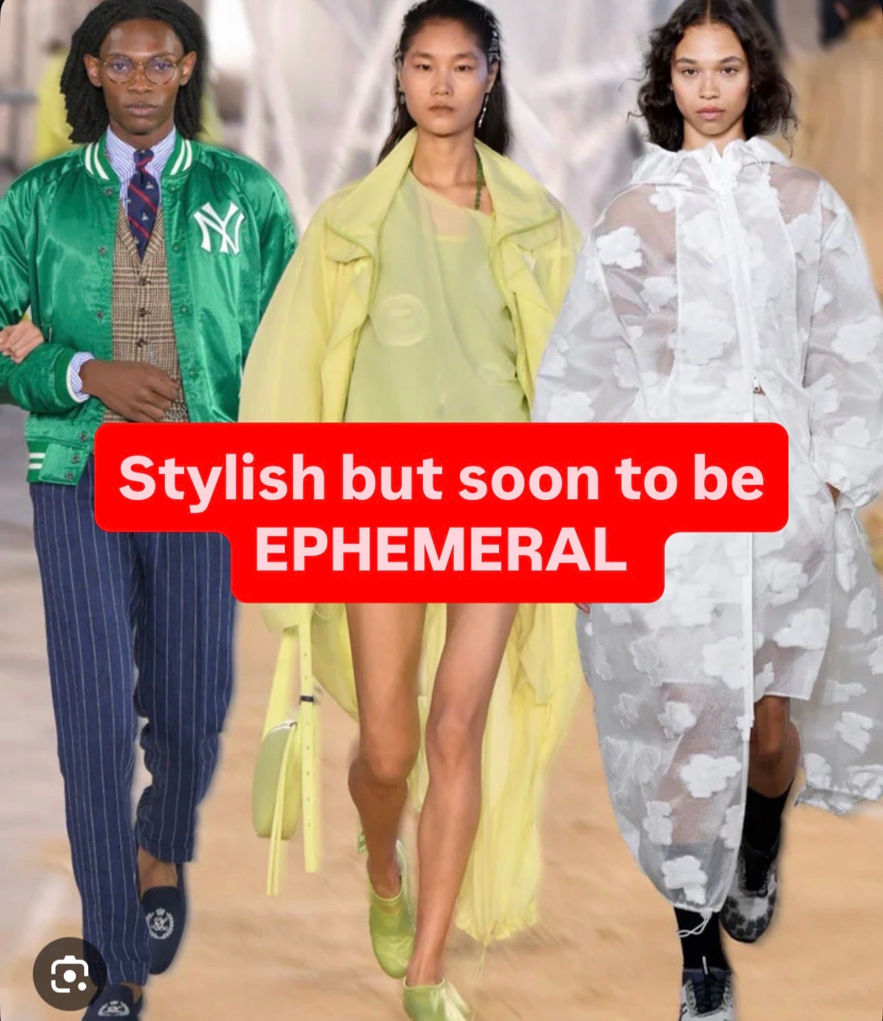 A group of people walking down a runway

AI-generated content may be incorrect.