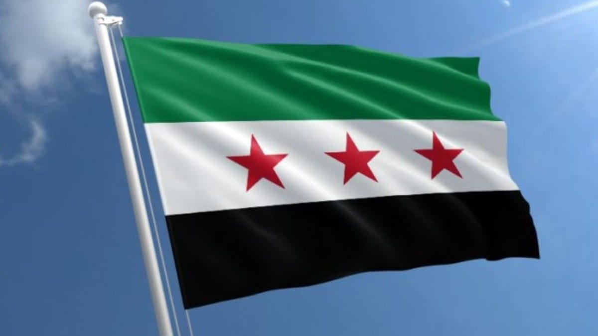 Syrian Embassy in India adopts new rebel flag following regime change