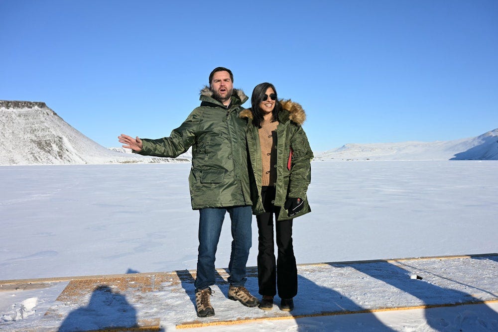 Vice President JD Vance and Second Lady Usha Vance toured the U.S. military's Pituffik Space Base in Greenland