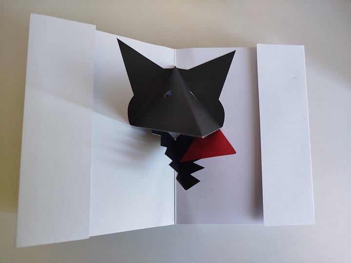 Foto dell'autrice dell'articolo - Le  Petit  Chaperon  rouge  di  Dominique Lagraula.©Éditions des  Grandes Personnes, 2019.