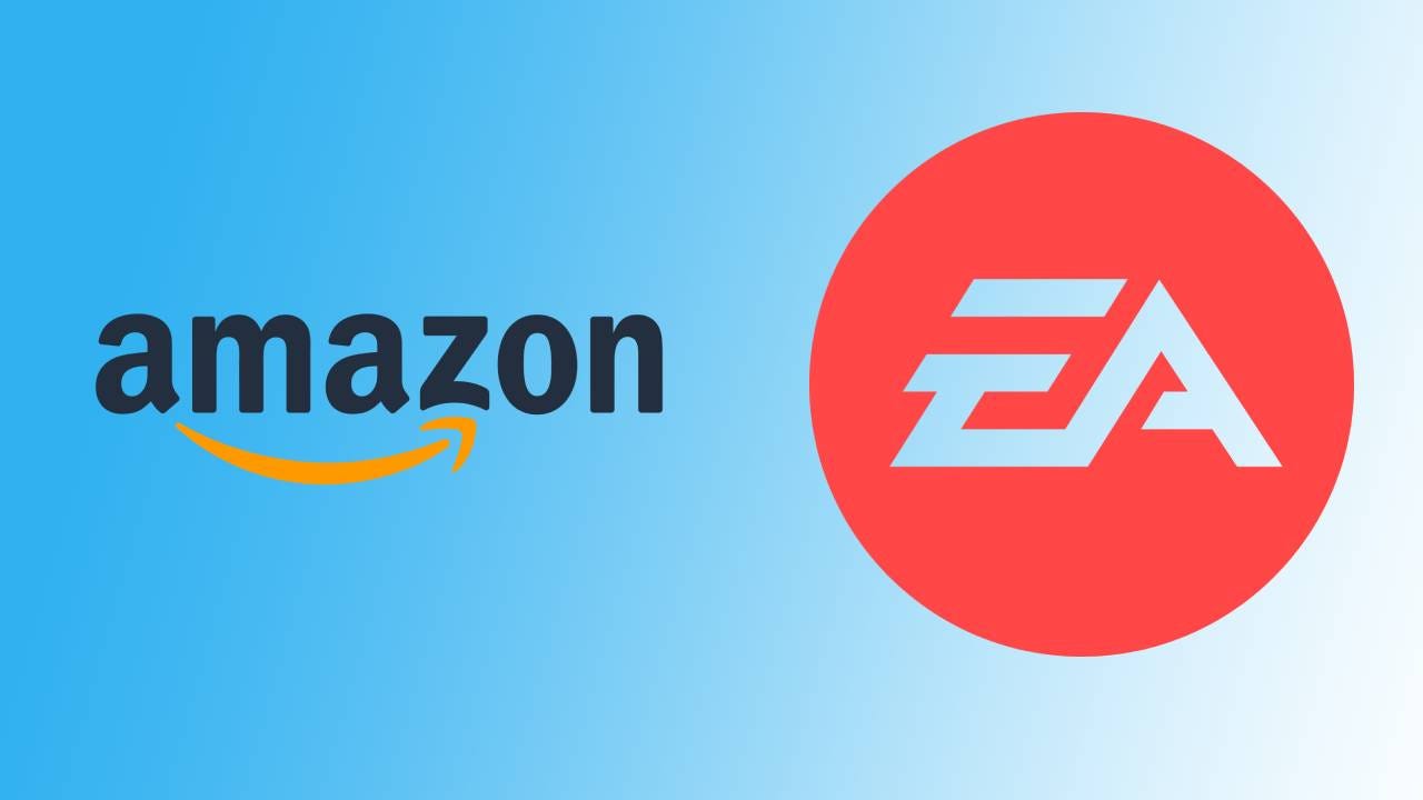 Amazon and EA logos Amazon and EA logos