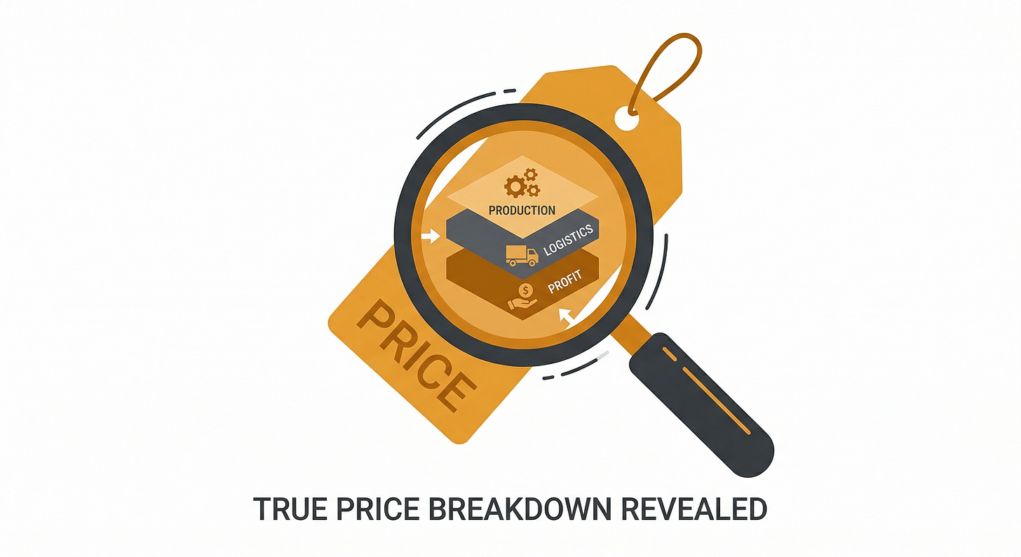 Honest pricing magnifier