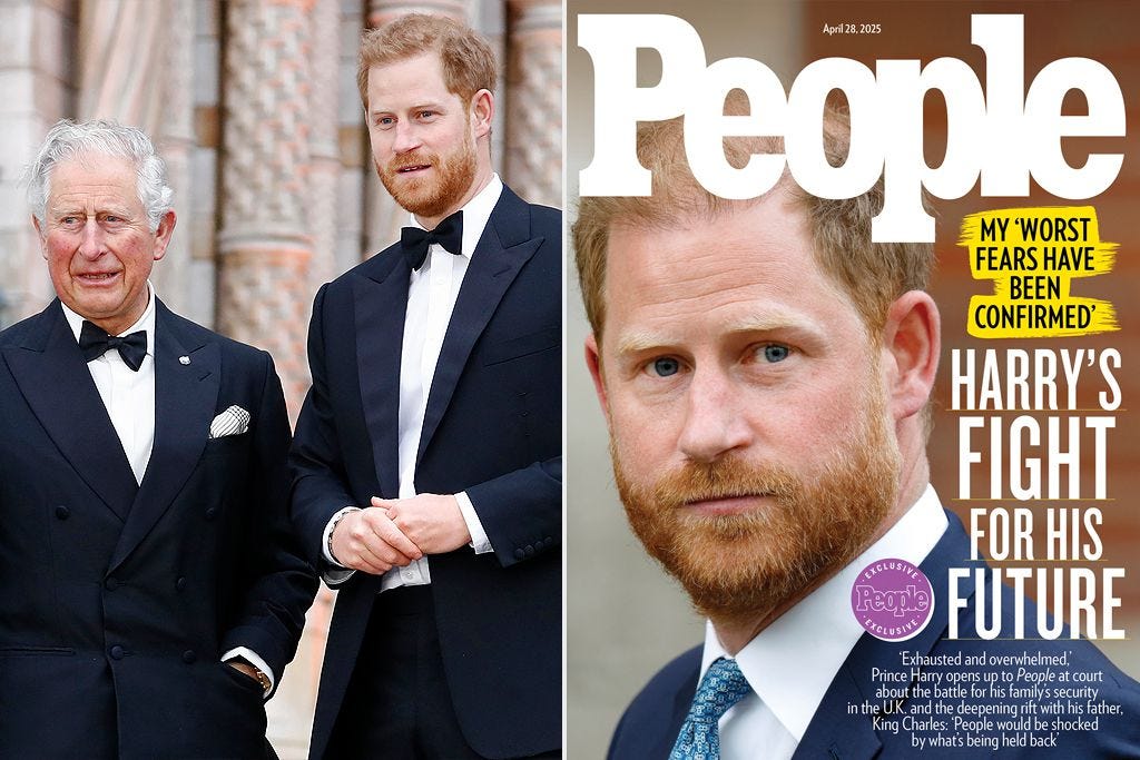 Prince Harry People cover 4-28-25