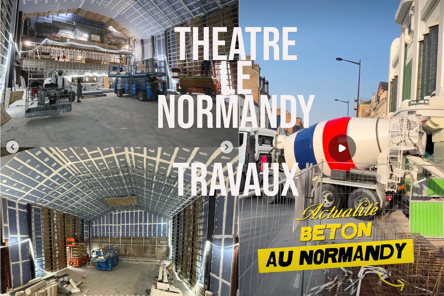 image de une Théâtre le Normandy - la Rénovation image de une Théâtre le Normandy - la Rénovation