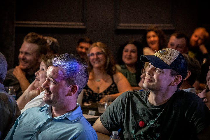 Dylan Sullivan had the audience busting a gut