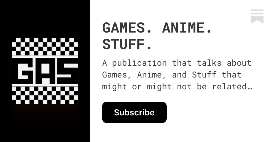 GAMES. ANIME. STUFF. | G.A.S. | Substack