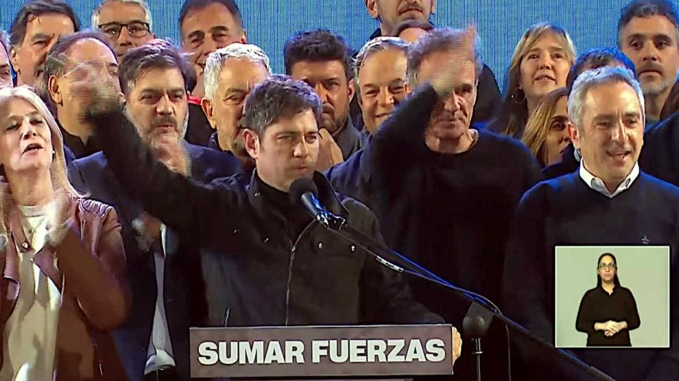 El rey desnudo | Ornitorrinco El gobernador bonaerense Axel Kicillof celebró en el búnker de Fuerza Patria la victoria en las elecciones de medio término de la provincia de Buenos Aires.