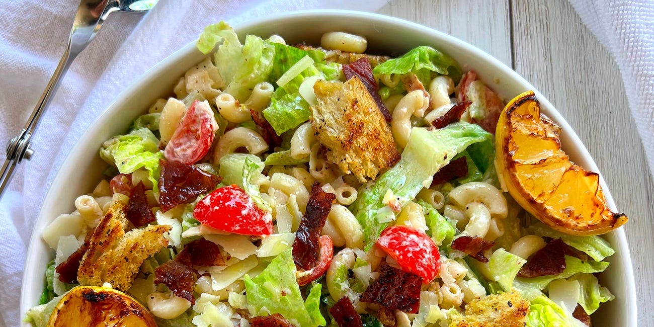 B.L.T. Caesar Macaroni Salad