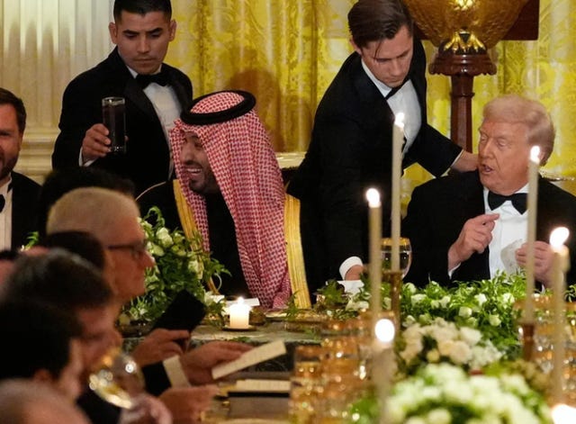 Apple CEO Tim Cook, Elon Musk, Nvidia CEO Jensen Huang, and AMD CEO Lisa Su were among several high profile tech executives at the dinner.  (Photo: Associated Press)