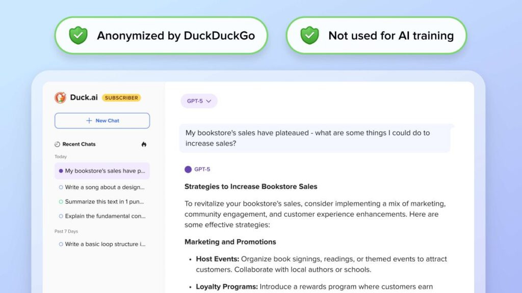 DuckDuckGo Subscription - Duck.ai