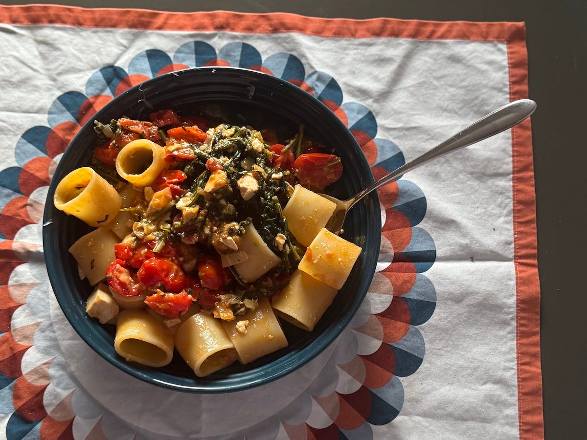  pasta con pomodorini saltati 