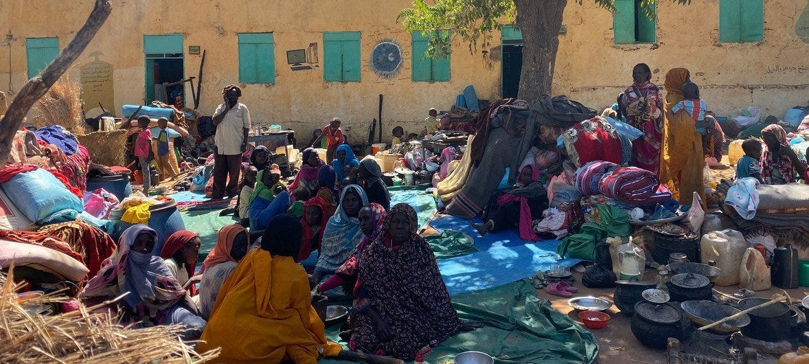 Violence between communities in West Darfur has forced many people to flee their homes around El Geneina town. Violence between communities in West Darfur has forced many people to flee their homes around El Geneina town.