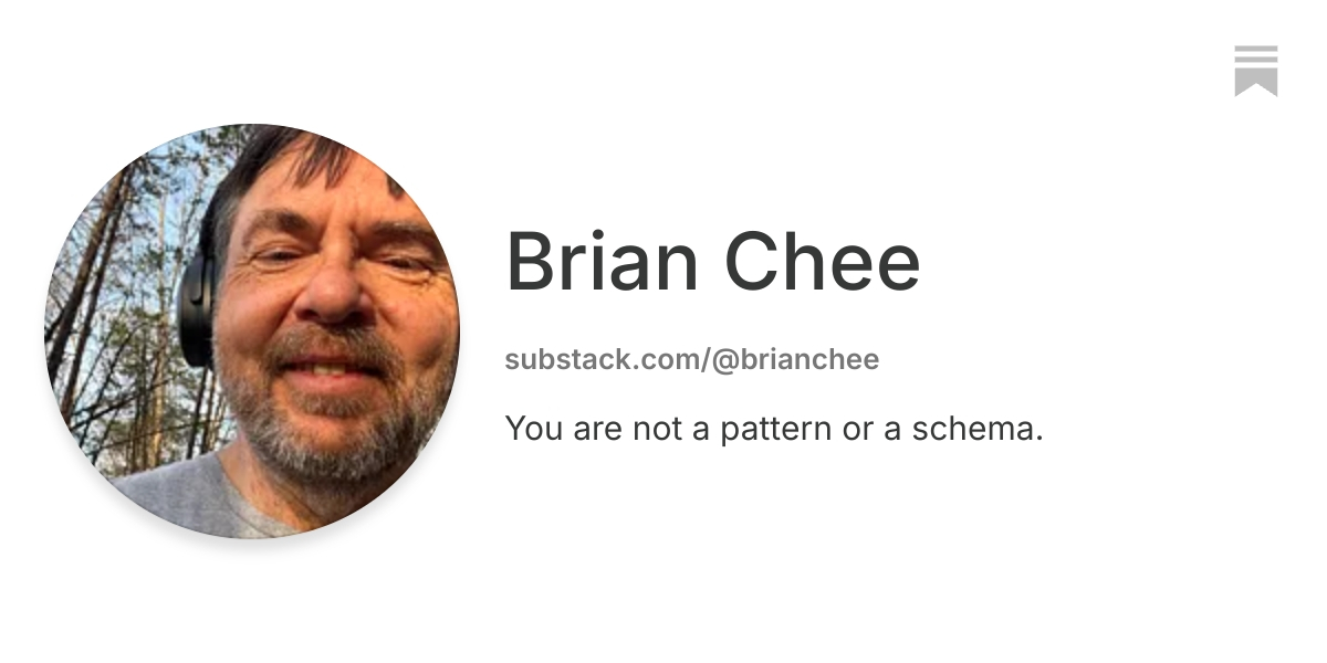 Brian Chee | Substack