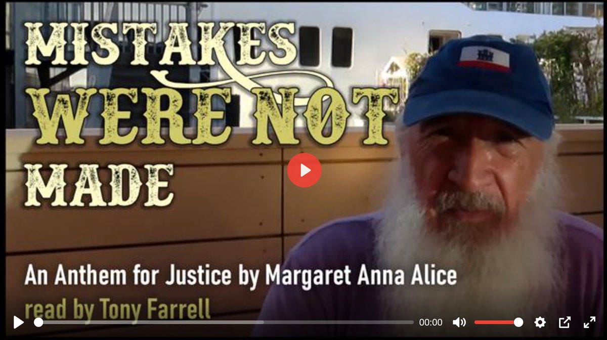 Tony Farrell Reads Mistakes Were NOT Made