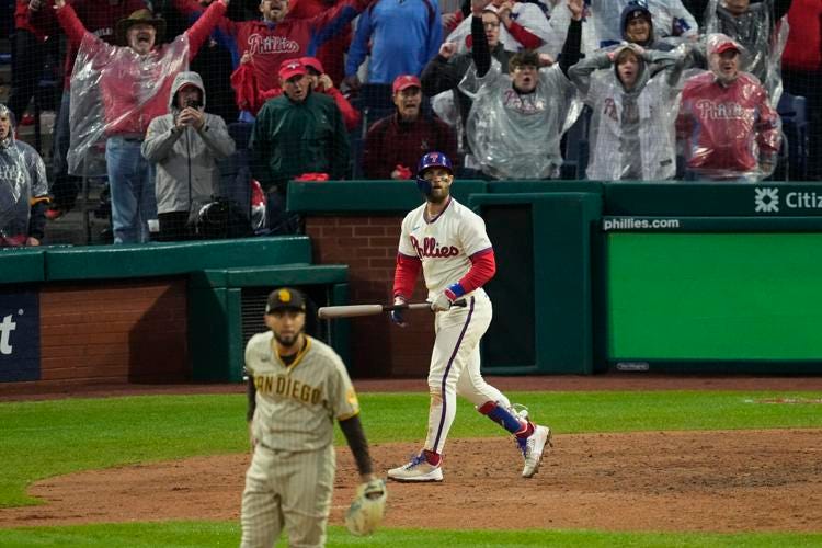 Harper's HR powers Phillies past Padres, into World Series | Sports |  valdostadailytimes.com