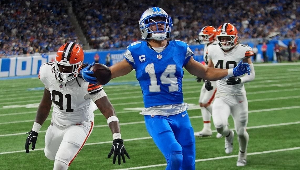 Lions beat Browns 34-10 for 3rd straight victory